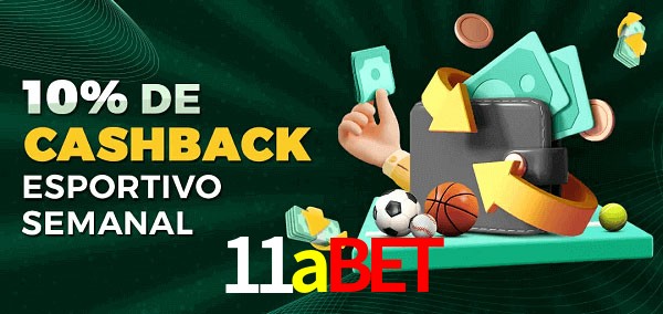 10% de bônus de cashback na 11abet