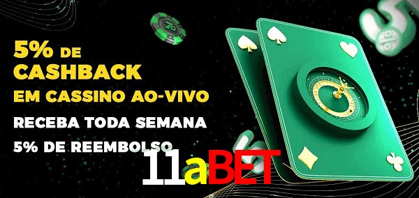 Promoções do cassino ao Vivo 11abet