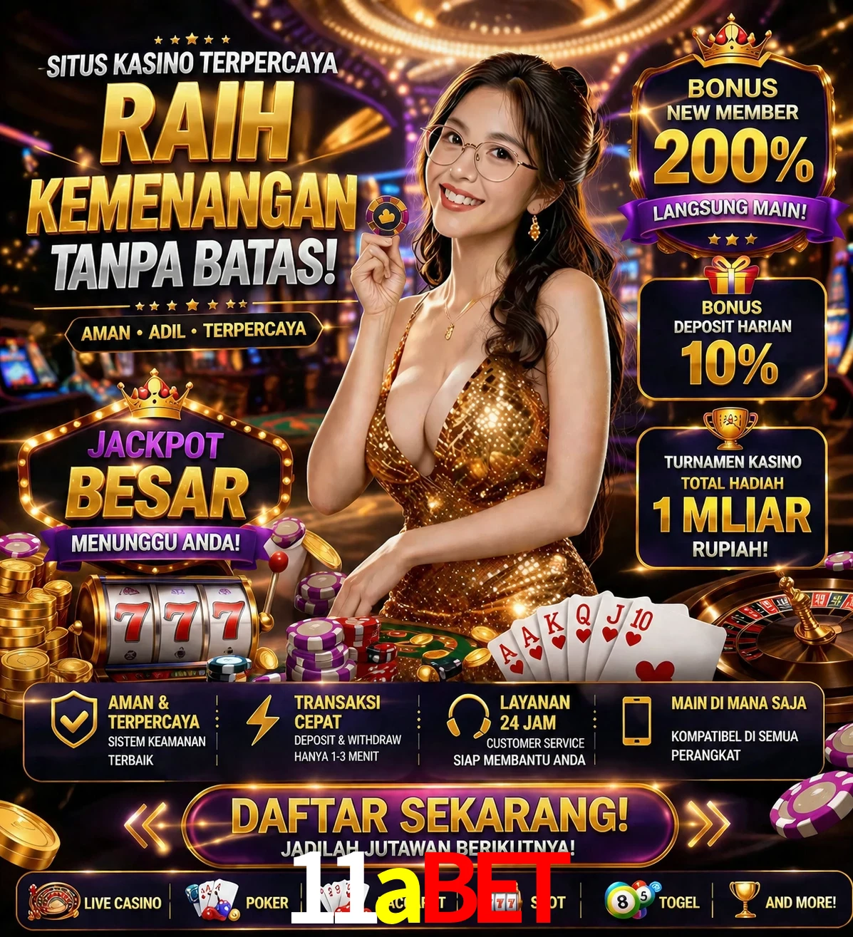 Roleta e blackjack 11abet